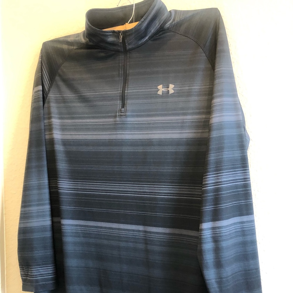 UA tech 1/2 zip shirt, long sleeved
